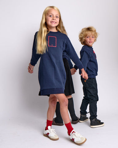 Frame Print Dress