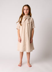 Bow Dress - Beige