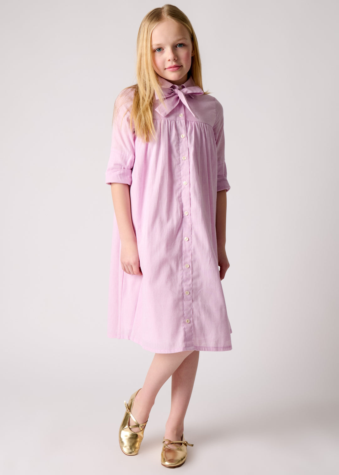 Bow Dress - Lilac