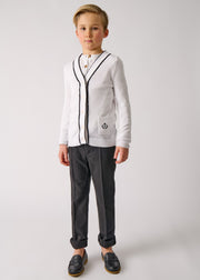 Emblem Pocket Cardigan