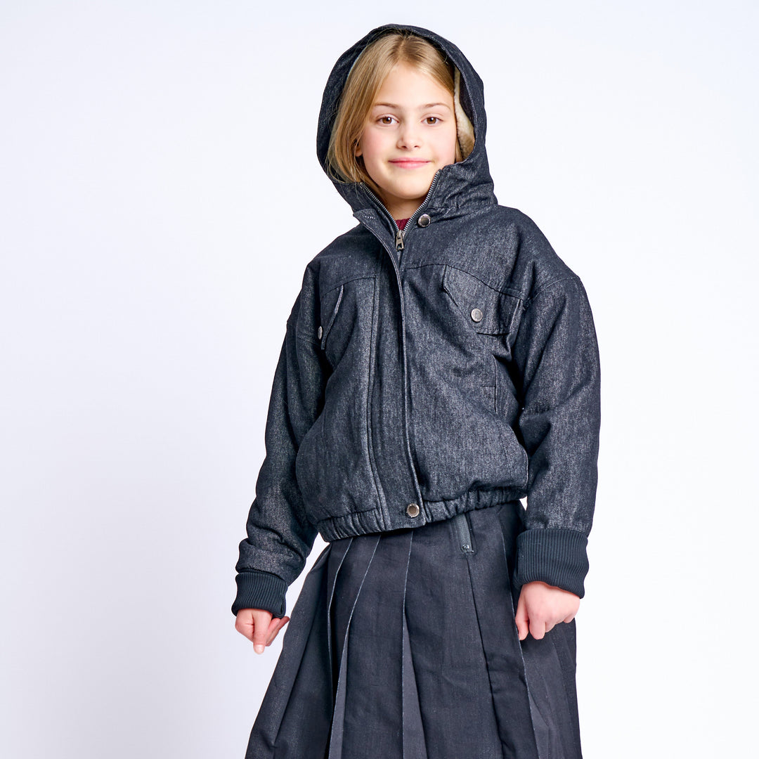Denim Sherpa Jacket