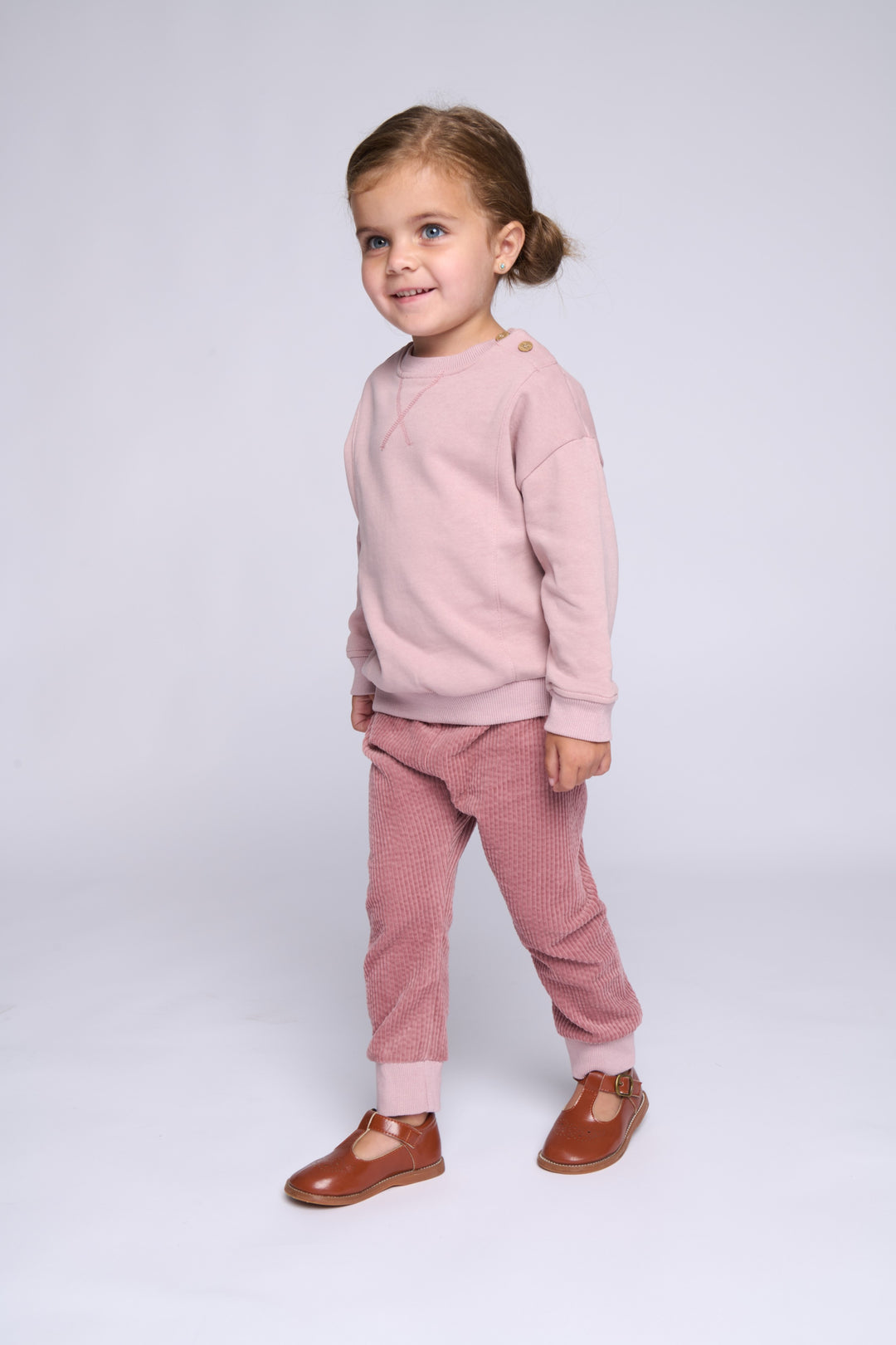 Corduroy Set - Dusty Pink