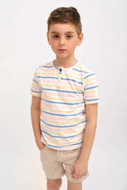 Multi Stripes Short T-shirt