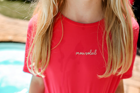 Embroidered Swim T-shirt