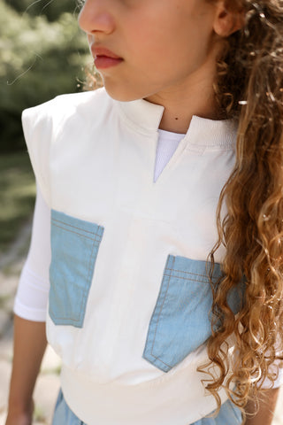 Denim Pocket Vest