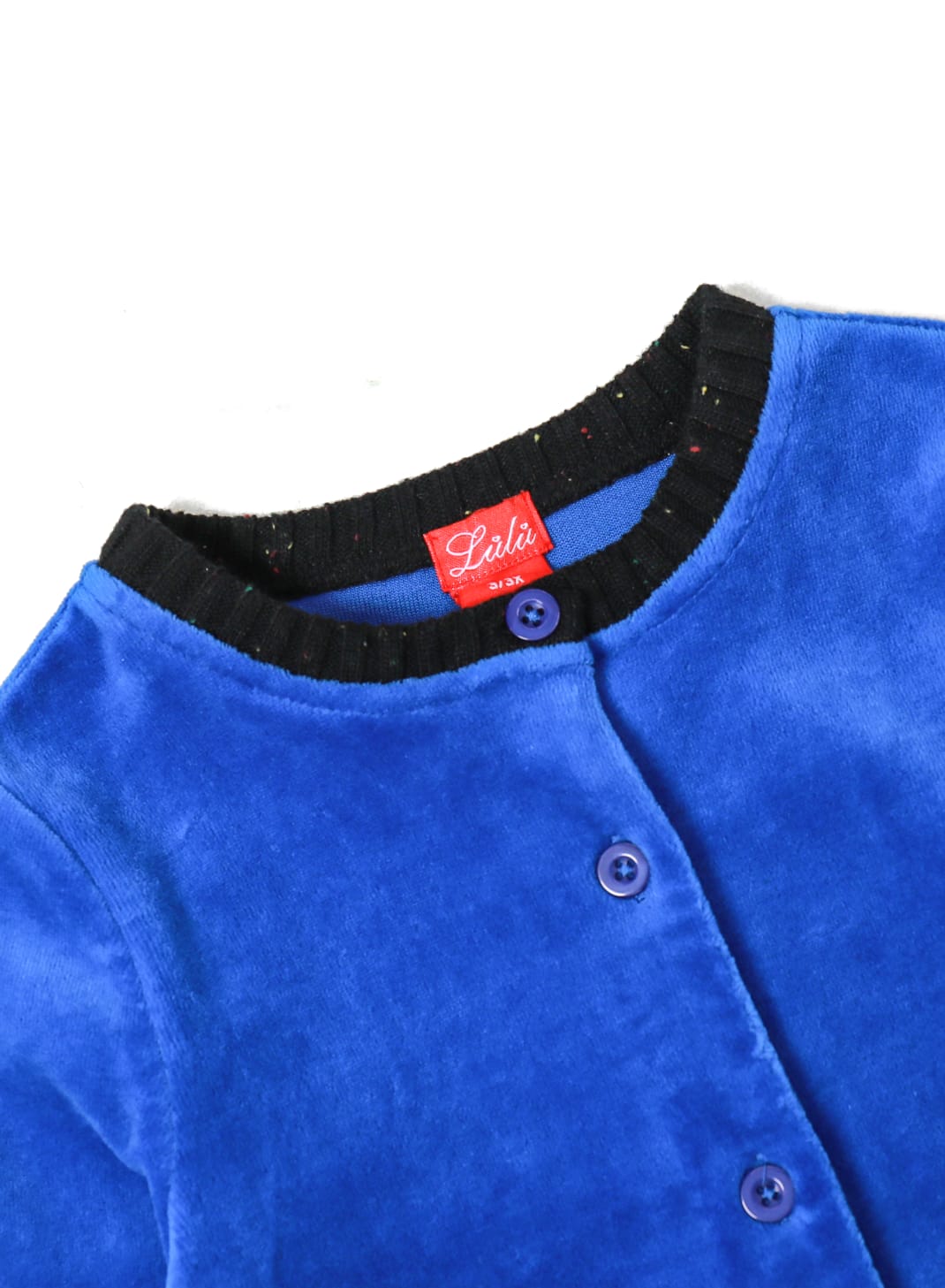 Baby Velour Overall - Royal Blue