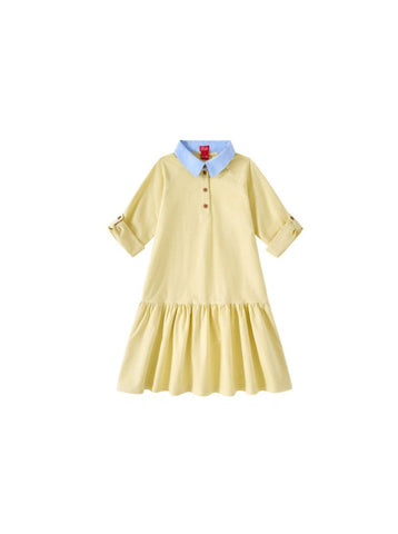 Combo Collar Dress