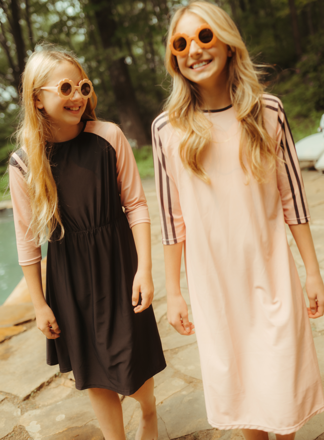 Combo Stripes Swim Dress