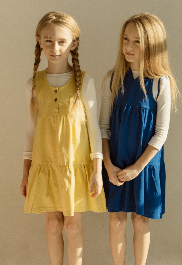 Tiered Button Jumper