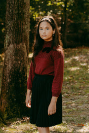 Raised Design Sweater - Black