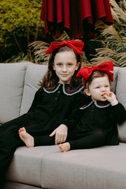 Combo Gingham High cut collar 2 Pc. Robe