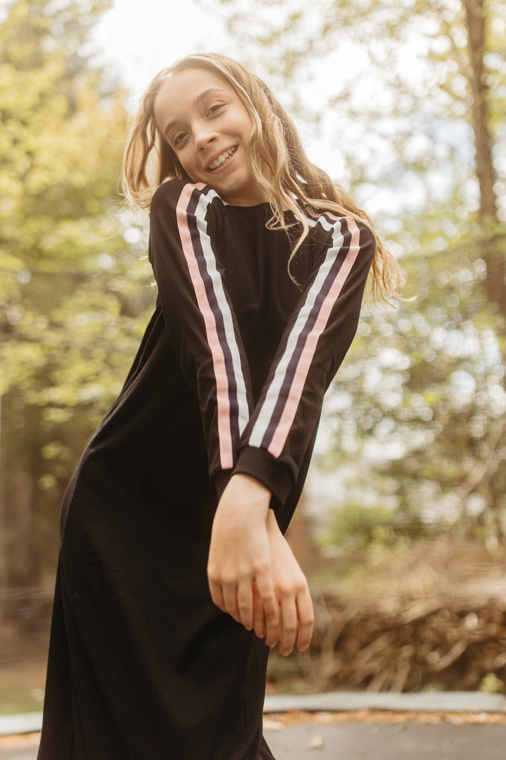 Colorful Stripes Lounge Dress