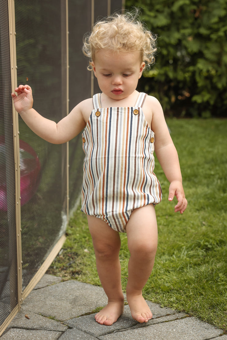 Woven Stripe Romper