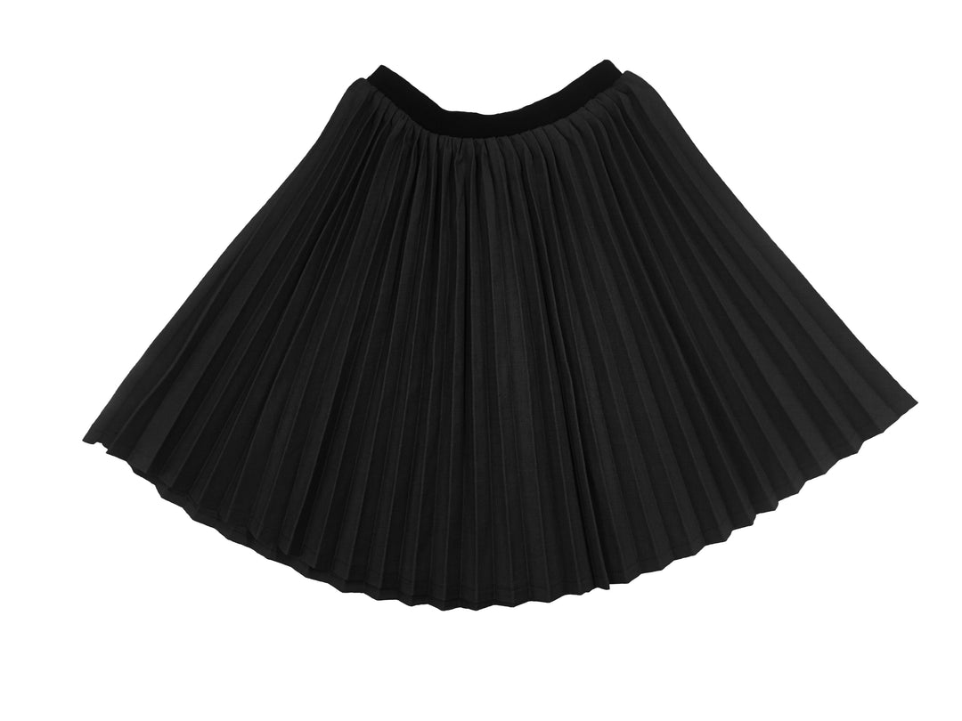 Sunburst Pleats Elastic Skirt