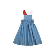 2 Color Suspender Bib Jumper