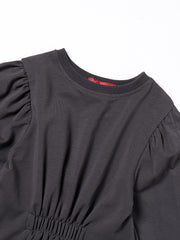 Contrast Color Pocket Dress