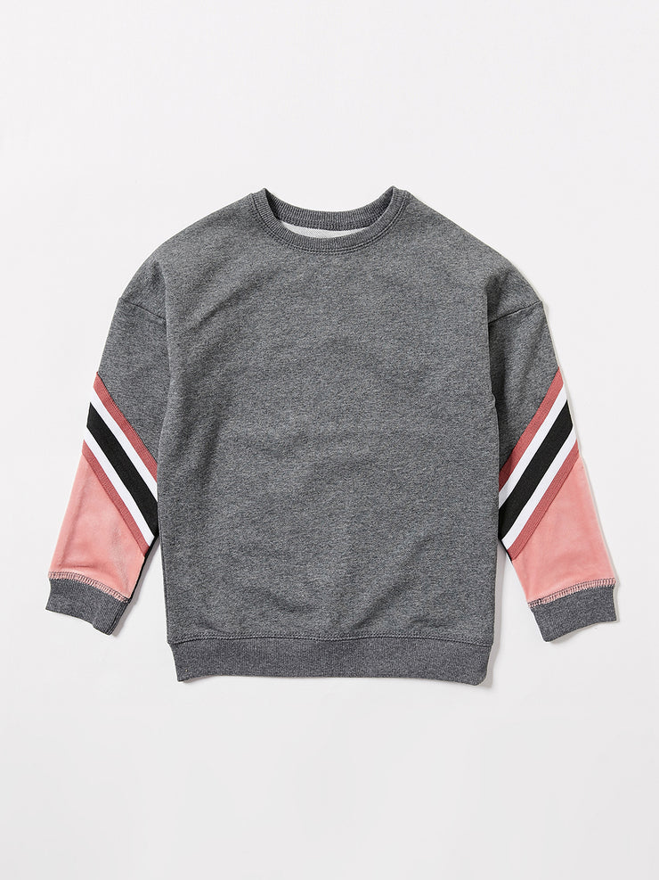 Velour Combo Top