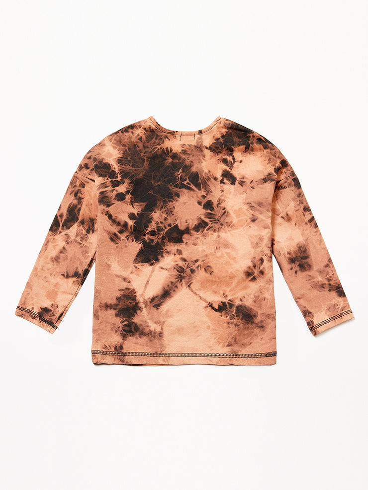Tie Dye Button Top