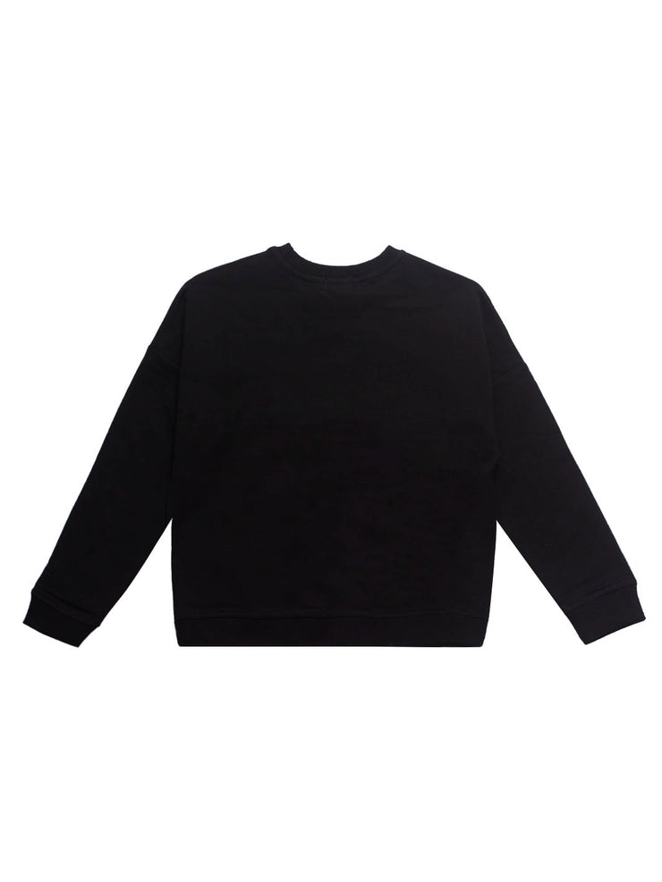 Rib Neck Printed Pocket Top