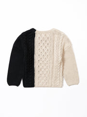 Multi color Chunky Knit Sweater