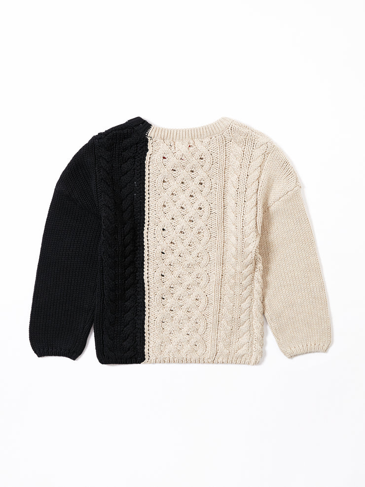 Multi color Chunky Knit Sweater