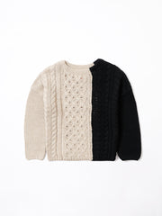 Multi color Chunky Knit Sweater