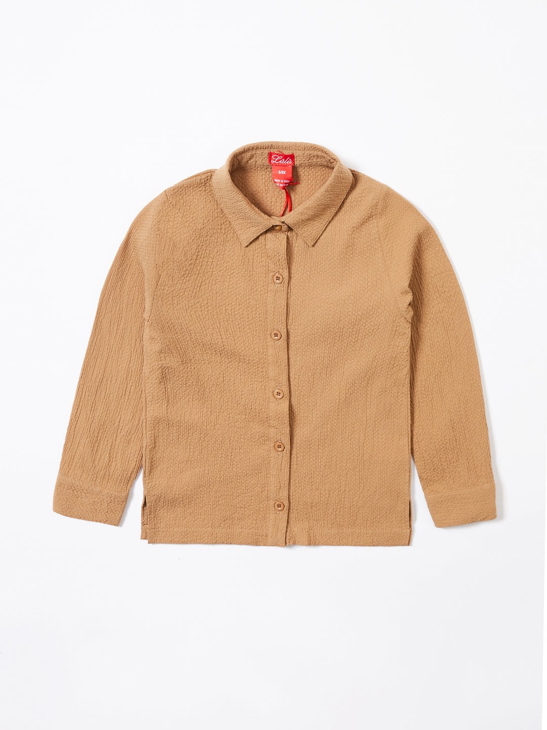 Button-Down Shirt Collar - Caramel