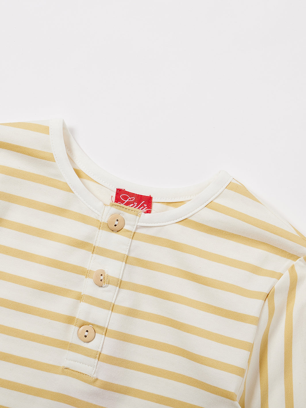 Classic Stripe Long Sleeve Top - Yellow