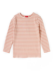 Stripe Long Sleeve T-shirt - Mauve