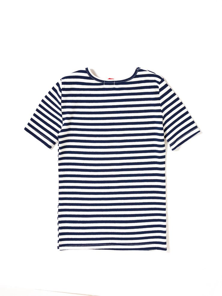 Stripe Short Sleeve T-shirt - Navy