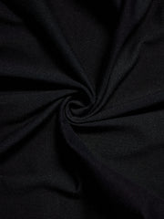 Detailed Sleeve Top - Black