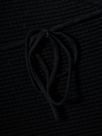 Wrap Style Vest - Black