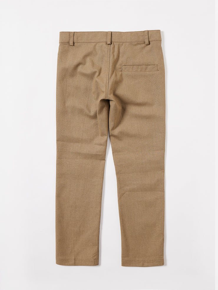Linen Long Pants - Dk. Brown