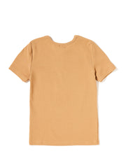 Half Circle Short Sleeve T-shirt - Beige
