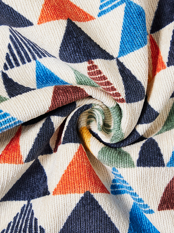 Triangle Front Corduroy Top