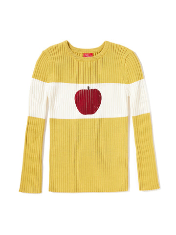 Apple Sweater - Yellow