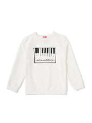 Piano Scribble Top - White