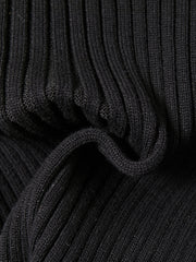 Wide Rib Sweater - Black