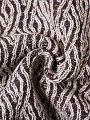 Swirl Design Sweater - Coffee