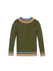 Colored Stripe Combos Sweater