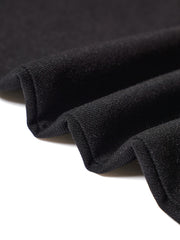Basic Brushed Pants - Black