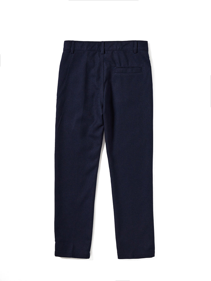 Basic Brushed Pants - Navy