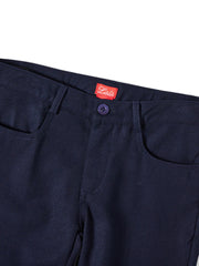 Basic Brushed Pants - Navy