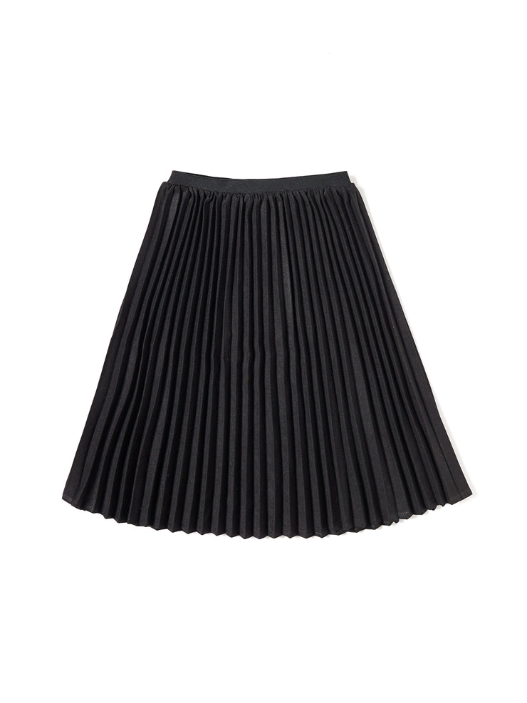All Year Round Pleated Skirt - Black