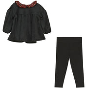 Floral High Cut 2 Pc. Robe