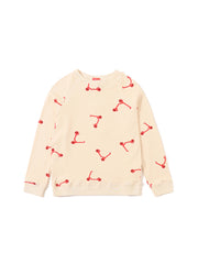 Scooter Print Long Sleeve Top
