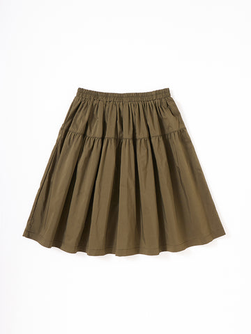 Solid Skirt Khaki