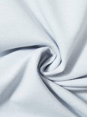 Wave Print Short Sleeve Top - Jersey Fabric