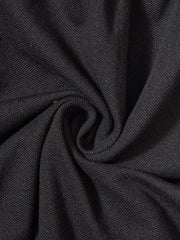 Stripe Rib Armhole Jumper - Black