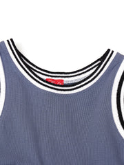 Stripe Rib Neck Jumper
